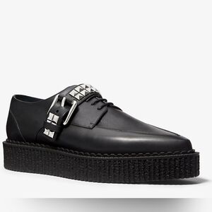 Michael Kors Studded Calf Leather Creeper Size 37